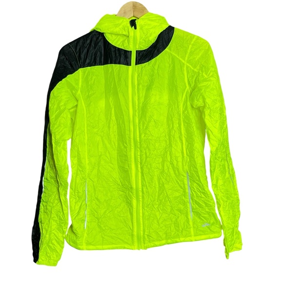 Brooks Running Rain Reflecting Zip Up Jacket - Picture 1 of 7